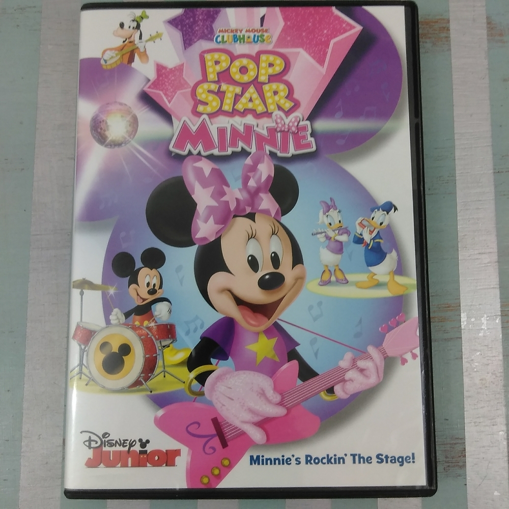 🌹Disney Junior Mickey Mouse Clubhouse Pop Star Minnie Mouse DVD video